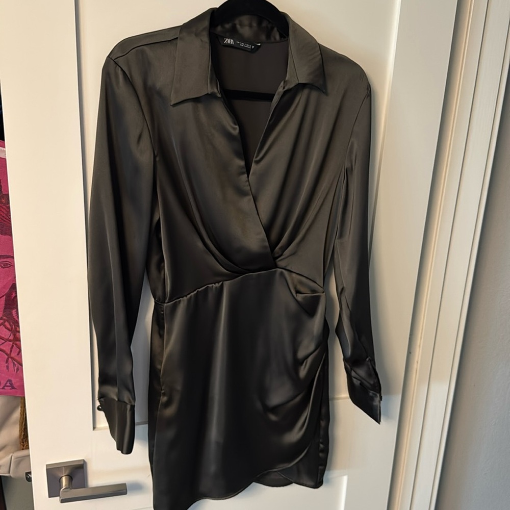 Zara satin dress